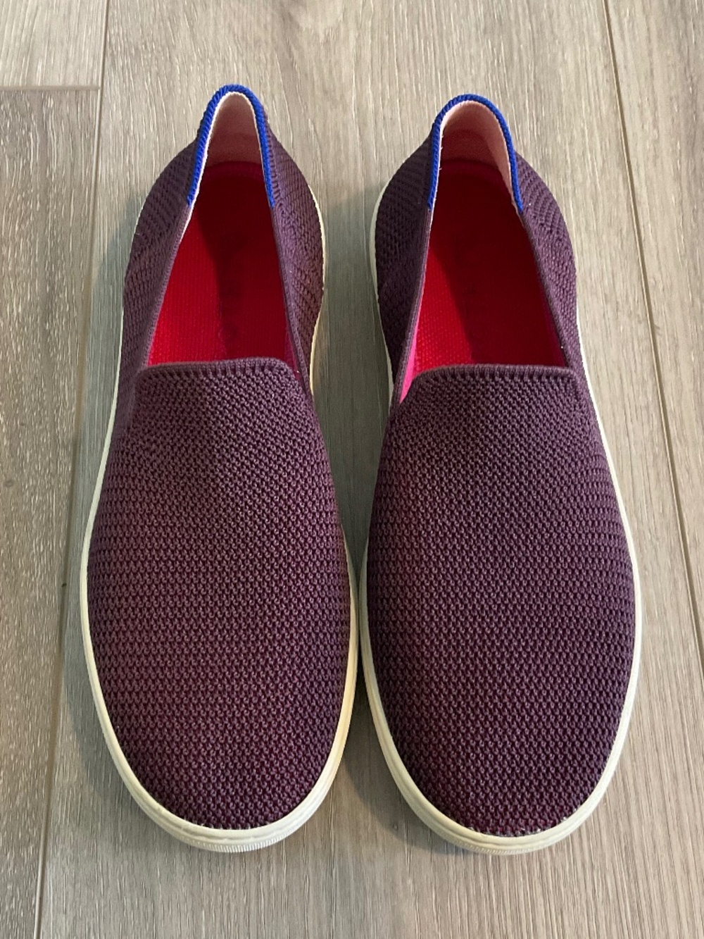 ROTHY’S The Original Slip-On Comfort Sneaker in Berry Size 8.5